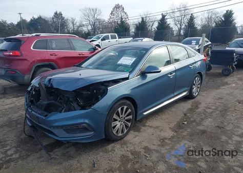 2015 Hyundai Sonata Sport from USA, damaged, VIN 5NPE34AF4FH249193